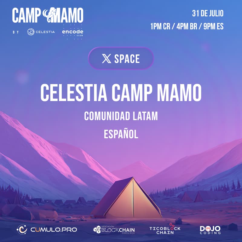 Cover Image for 🎙 X Space: Presentación oficial de Camp Mamo en Español
