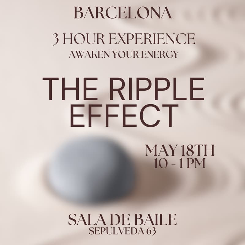 Cover Image for THE RIPPLE EFFECT - AWAKEN YOUR ENERGY đź’Ą 3 HOUR EXPERIENCE WITH PIOTR & CLAUDIA
