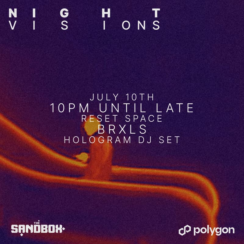 Cover Image for N I G H T  V I S I O N S  [The Sandbox & Polygon]