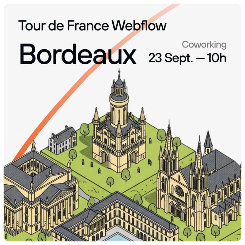 Cover Image for Tour de France Webflow · Coworking à Bordeaux