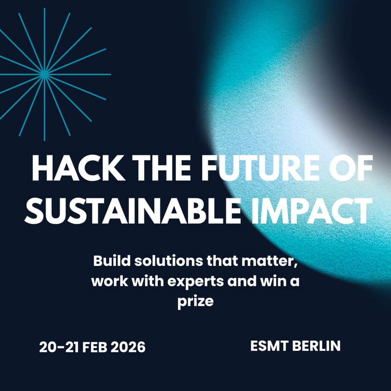 Cover Image for Code Green: Climate Tech Hackathon at ESMT Berlin
