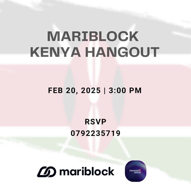 Cover Image for Mariblock Hangout Kenya
