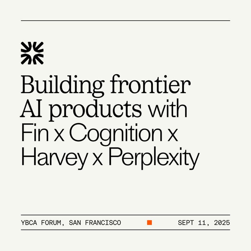 Cover Image for Building frontier AI products with Fin x Cognition x Harvey x Perplexity