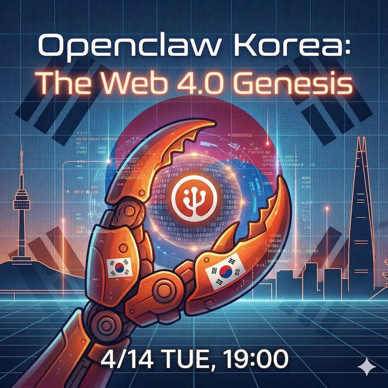 Cover Image for OpenClaw Korea: The Web 4.0 Genesis (Build & Show)