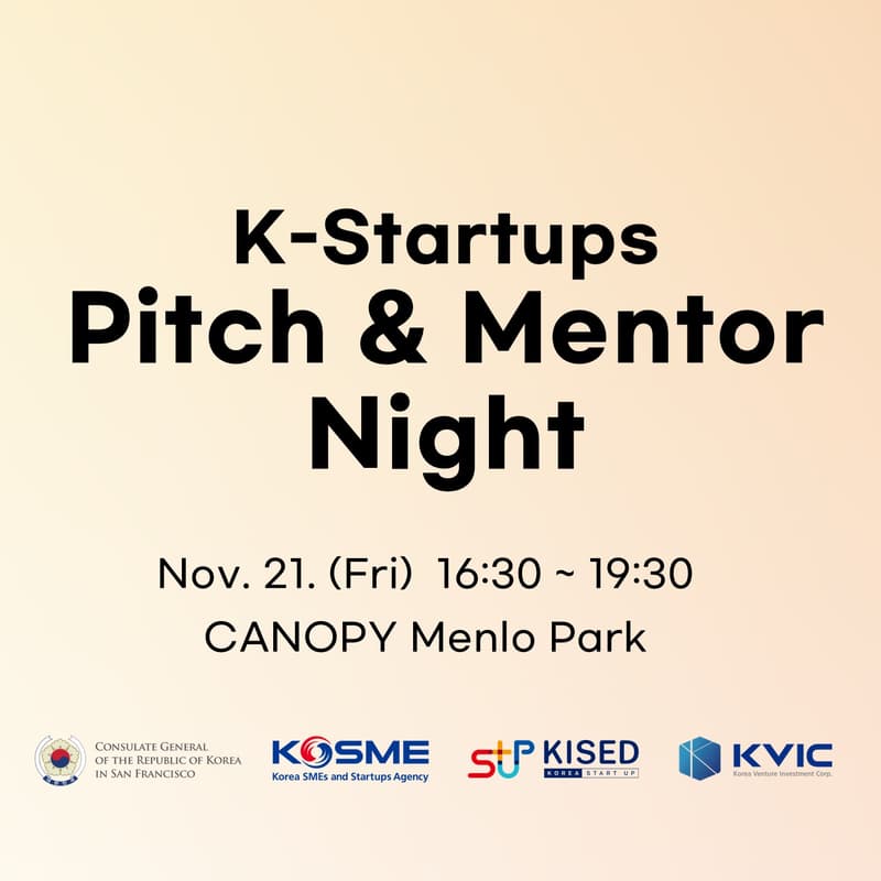 Cover Image for K-Startups Pitch & Mentor Night
