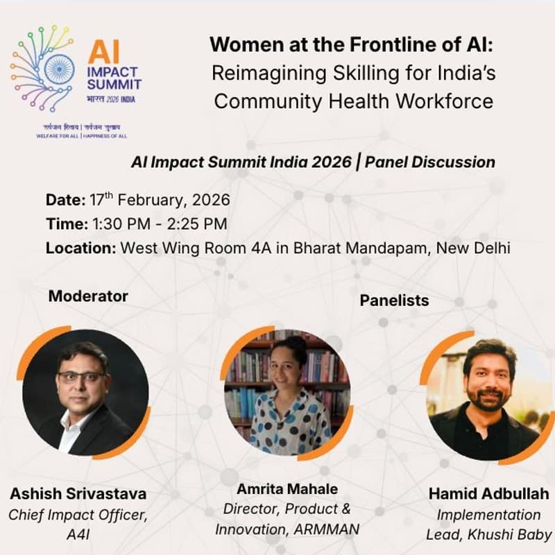 Cover Image for Women at the Frontline of AI: Reimagining Skilling for India’s CommunityHealth Workforce
