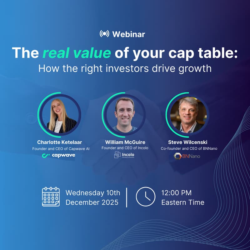 Cover Image for The real value of your cap table: How the right investors drive growth