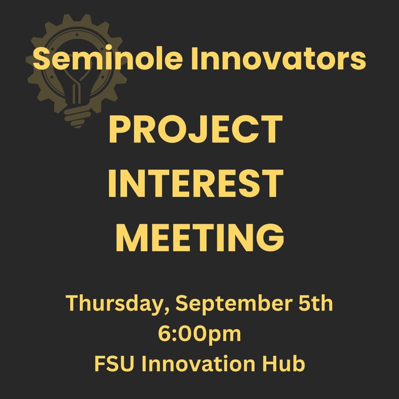 Cover Image for Seminole Innovators Interest Meeting!