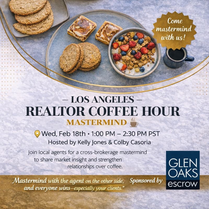 Cover Image for Los Angeles Realtor Coffee Hour Mastermind ☕️