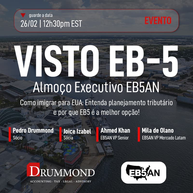 Cover Image for Almoço Executivo EB-5 Orlando. Organizado por: EB5AN & Drummond Advisors.
