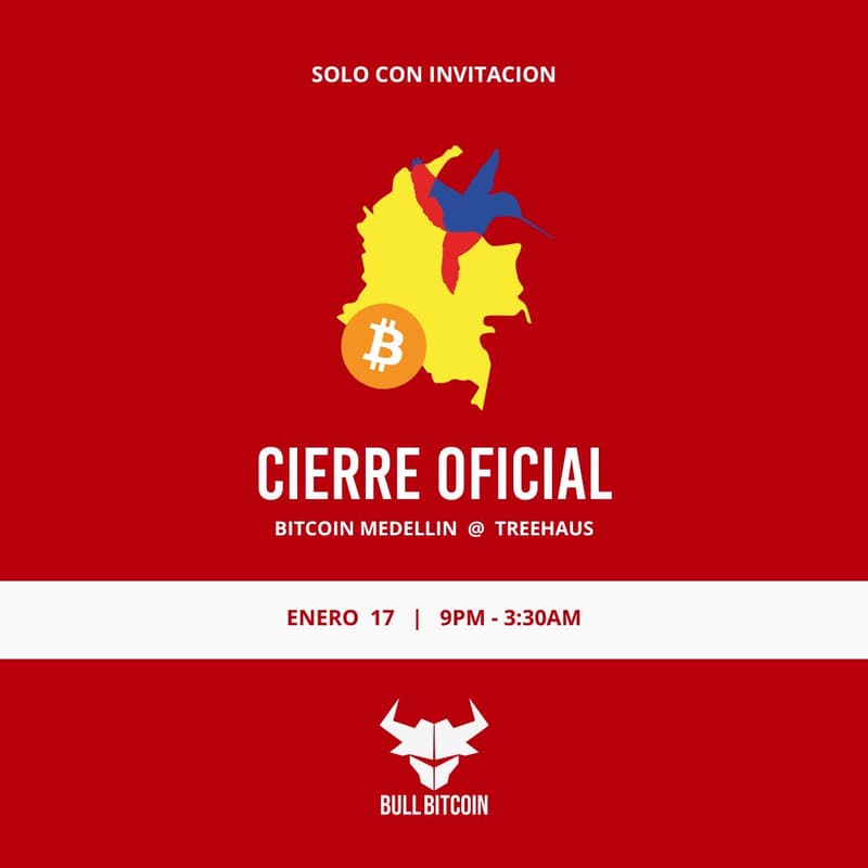 Cover Image for Fiesta de Cierre Oficial -Bitcoin Medellin