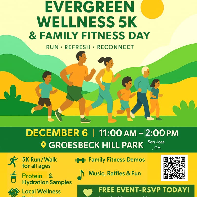 Cover Image for Evergreen Wellness 5k & Family Fitness Day