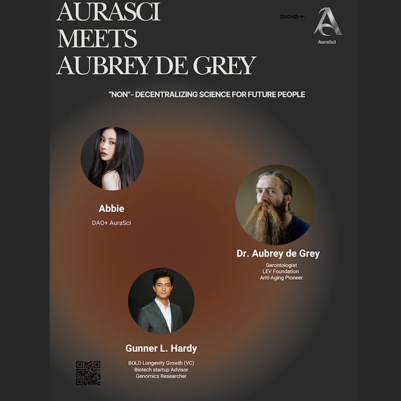 Cover Image for AuraSci Meets Aubrey De Grey