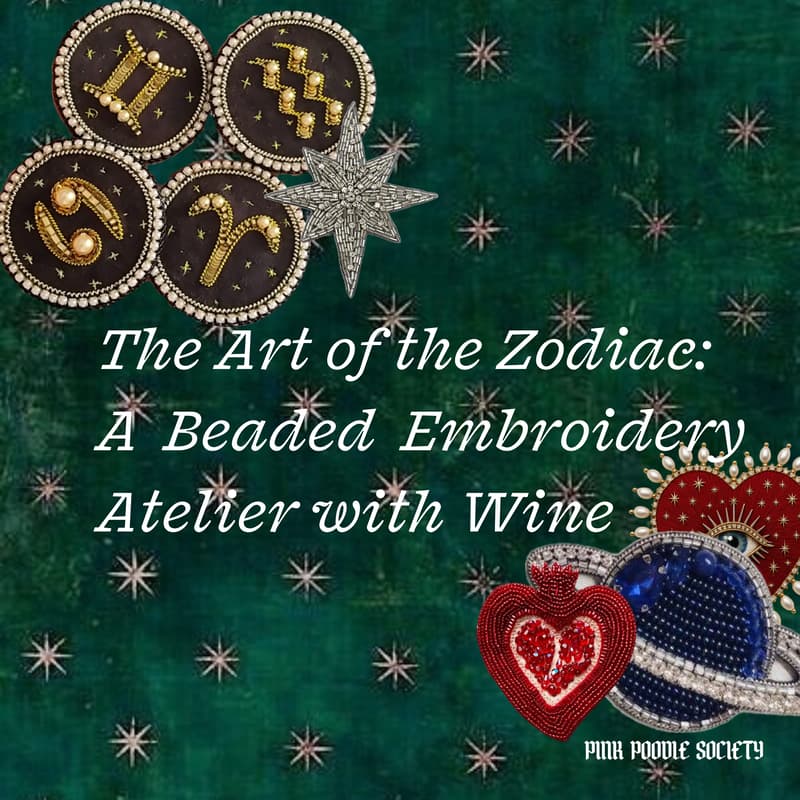 Cover Image for Amsterdam | The Art of the Zodiac: A Beaded Embroidery Atelier with Wine