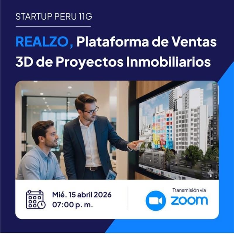 Cover Image for EVENTO DE DIFUSIÓN DE RESULTADOS STARTUP PERÚ 11G - REALZO