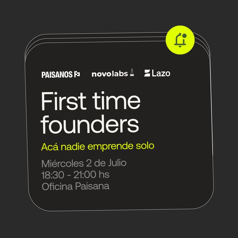 Cover Image for First Time Founders