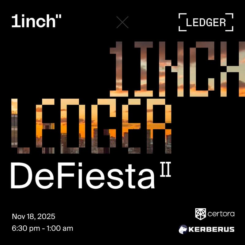 Cover Image for DeFiesta: 1inch x Ledger II
