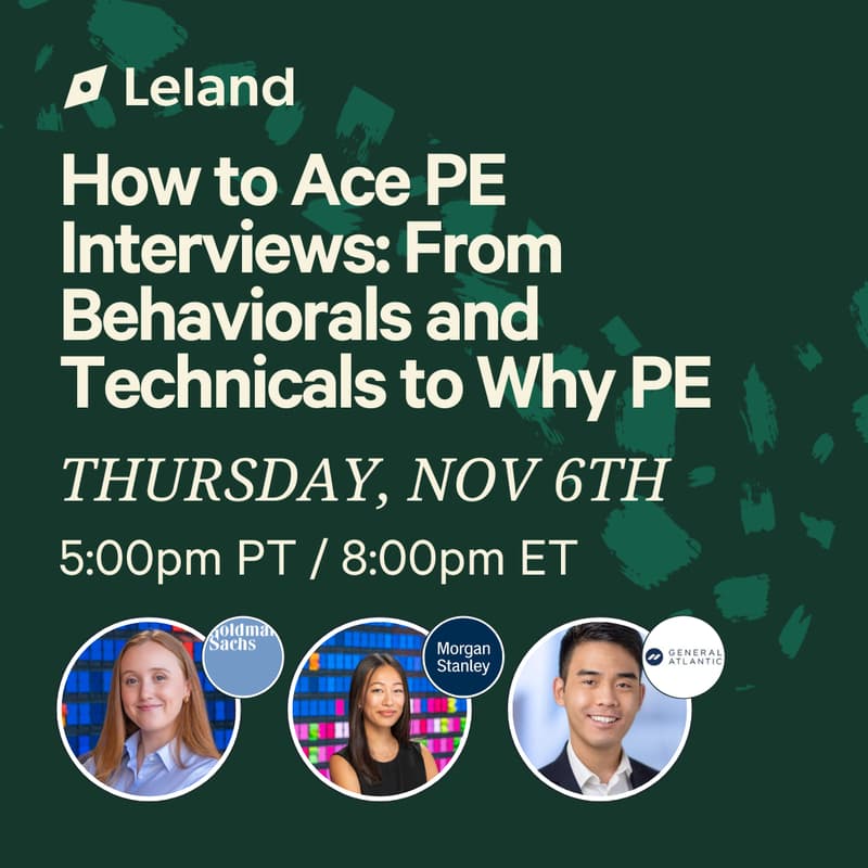 Cover Image for How to Ace PE Interviews: From Behaviorals and Technicals to Why PE