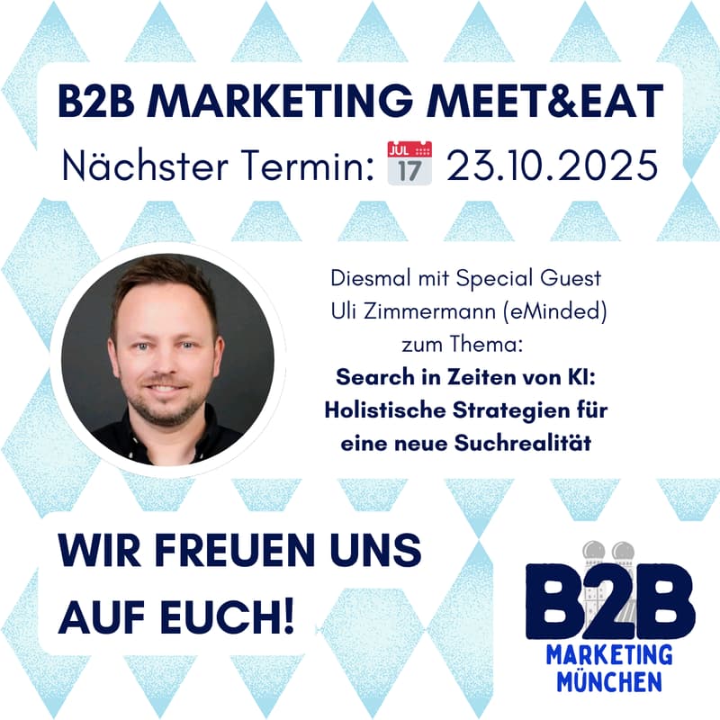 Titelbild für B2B Marketing Meet&Eat