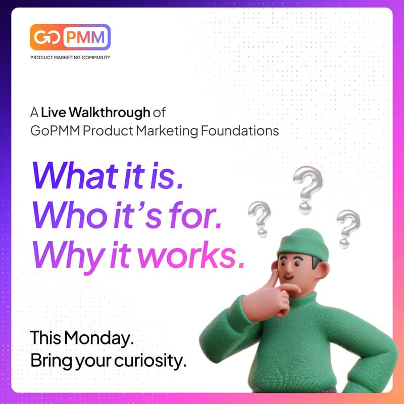 Cover Image for GoPMM Cohort 3: Live Walkthrough