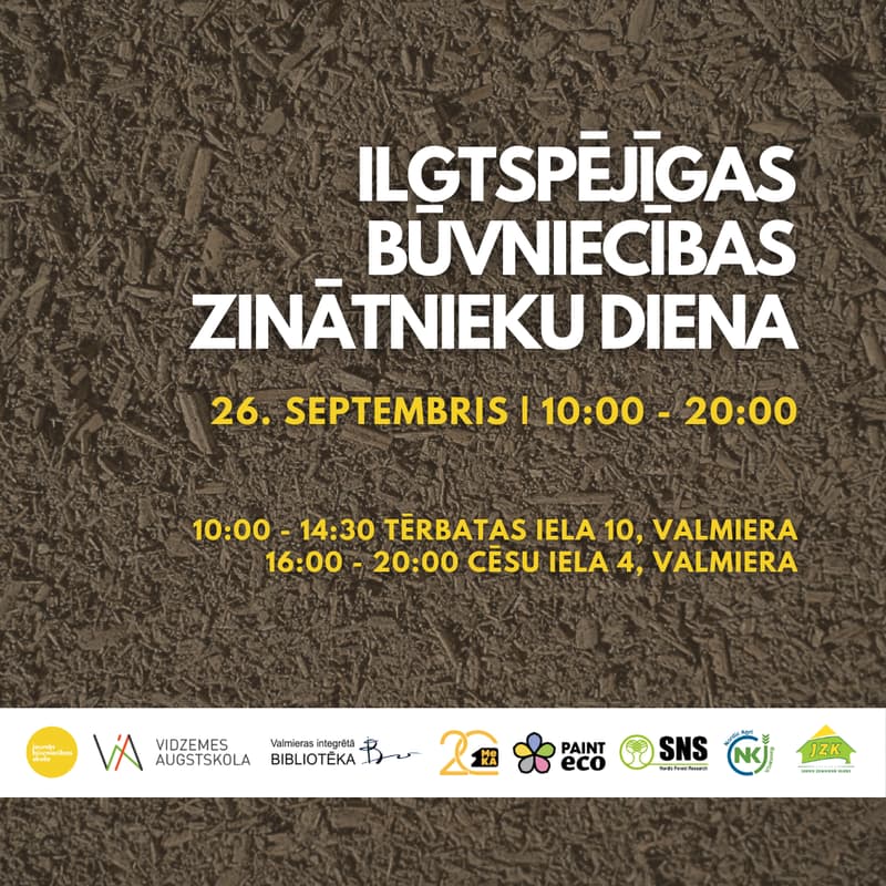 Cover Image for Ilgtspējīgas būvniecības Zinātnieku diena