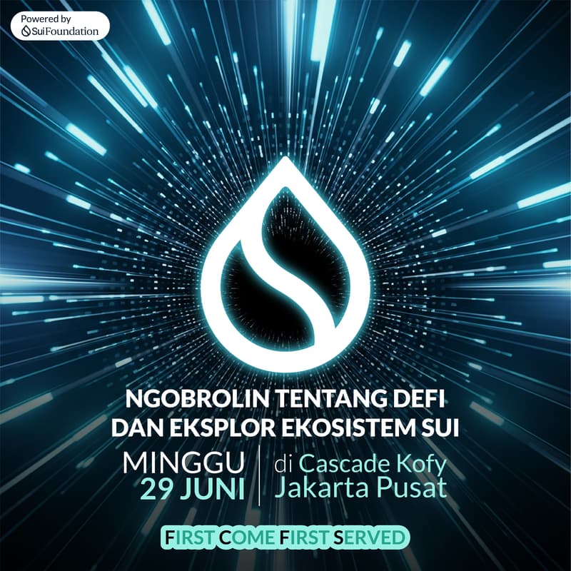 Cover Image for Sui Indonesia Meetup: Explore DeFi on Sui