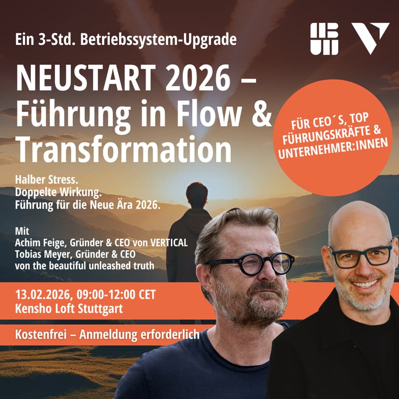 Cover Image for NEUSTART 2026 – Führung in Flow & Transformation – von innen nach außen