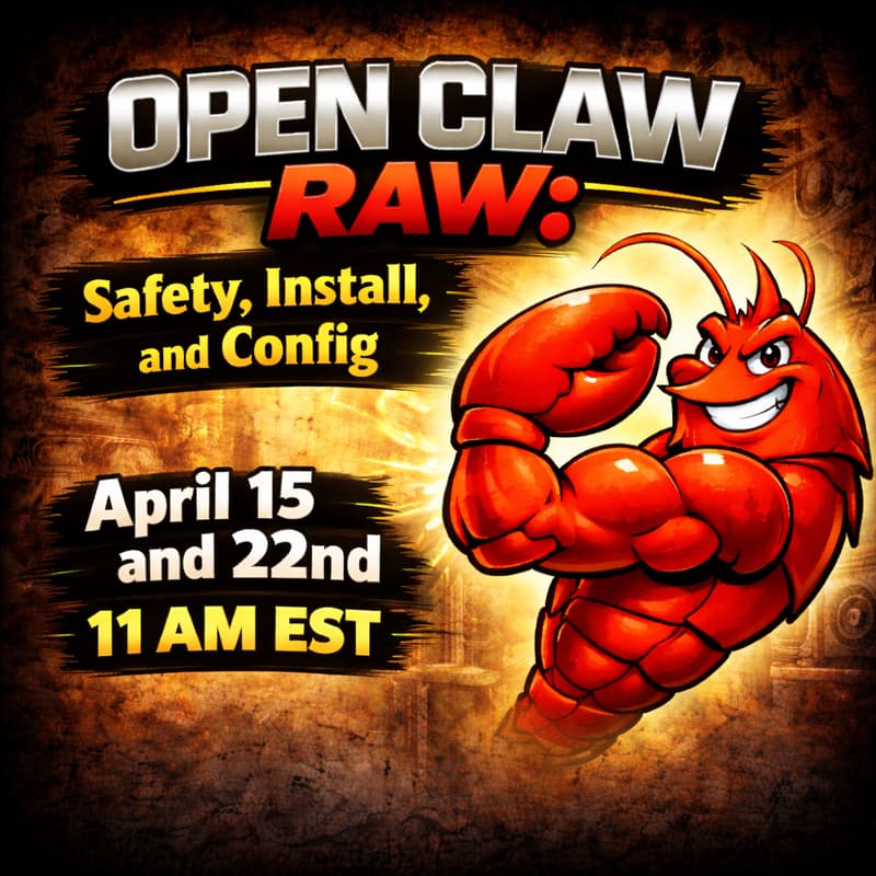 Cover Image for Open Claw Raw: Part 1: Safety & Install - Part 2: Personal Assistant Configuration
