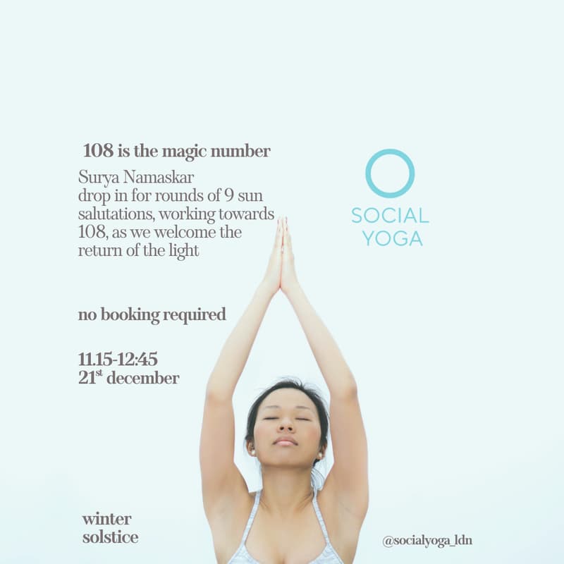 Cover Image for Winter Solstice 108 Sun Salutations (Free Community Event)