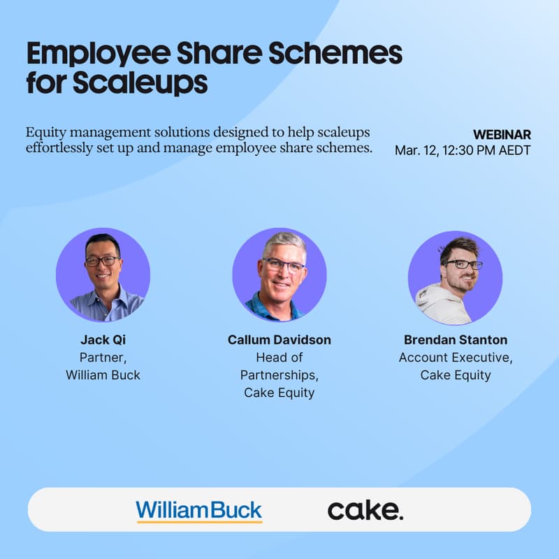 Cover Image for Employee Share Schemes for Scaleups Webinar