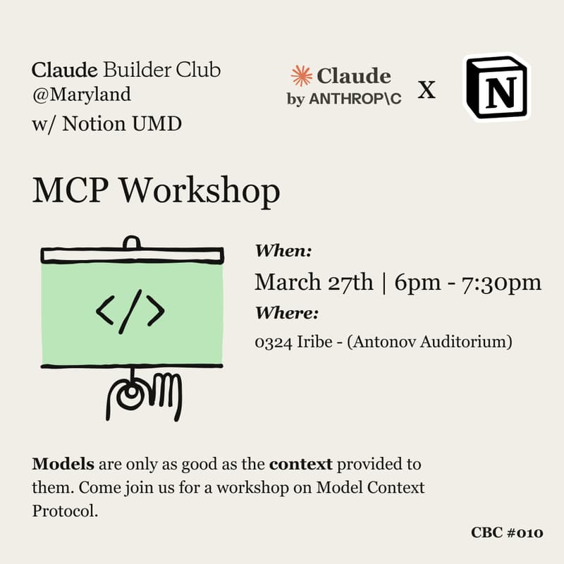 Cover Image for MCP Workshop: CBC x Notion