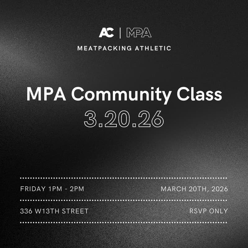 Cover Image for Community Class (Meatpacking Athletic)