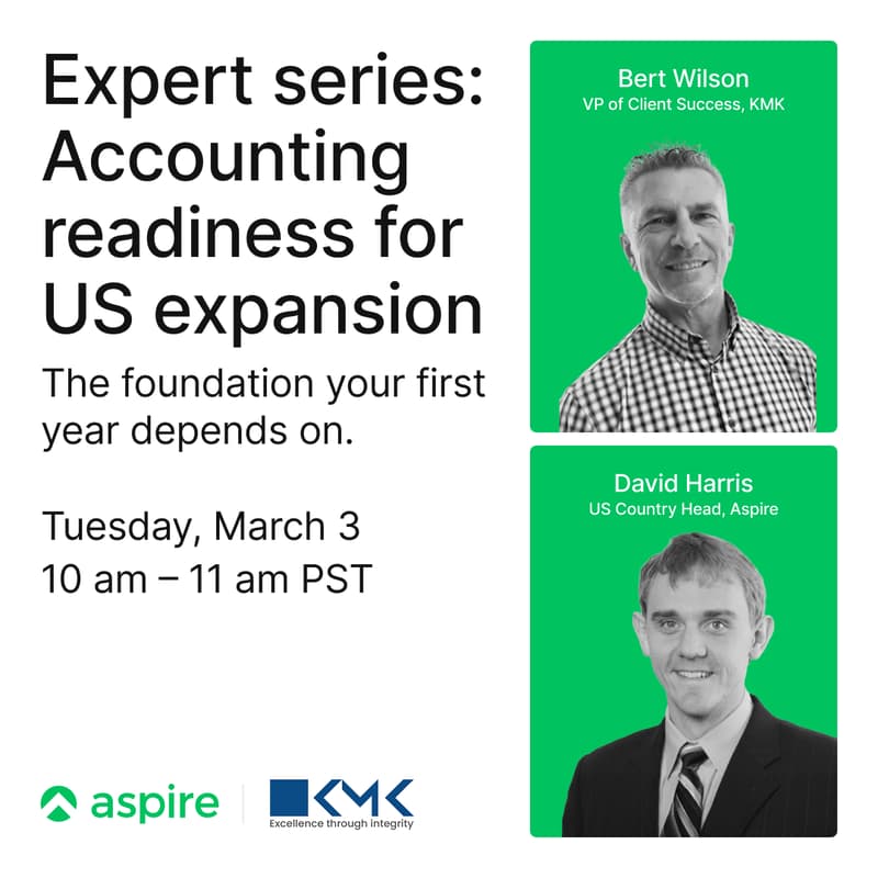 Cover Image for Expert series: Accounting readiness for US expansion