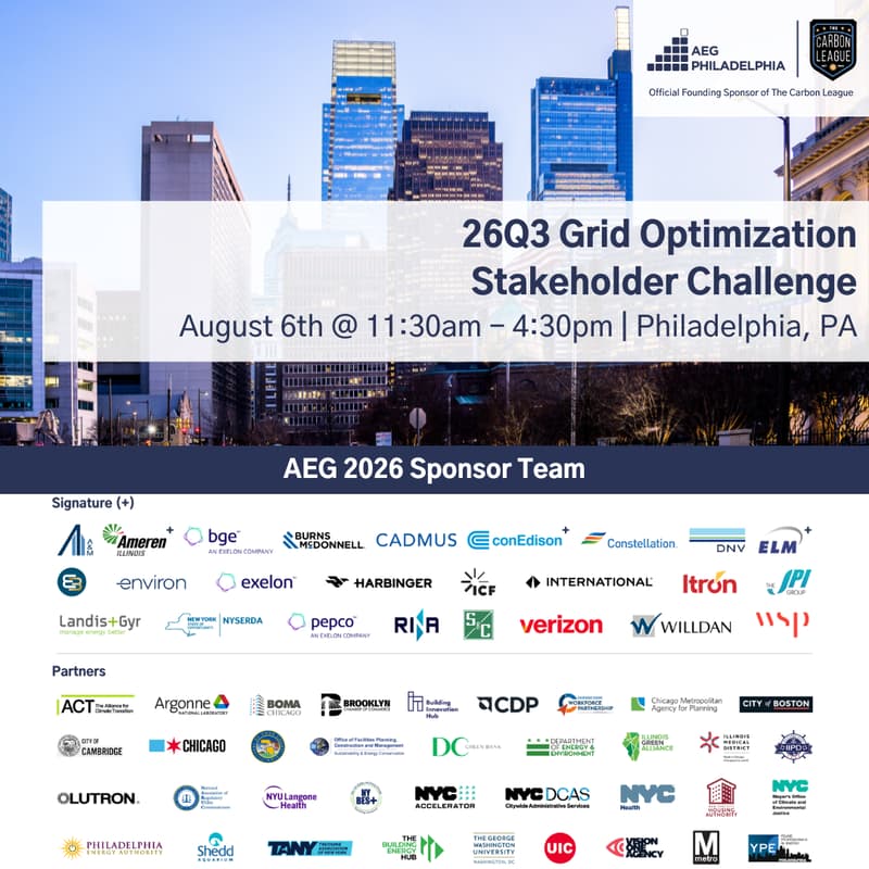 Cover Image for AEG Philadelphia 26Q3 Grid Optimization Stakeholder Challenge