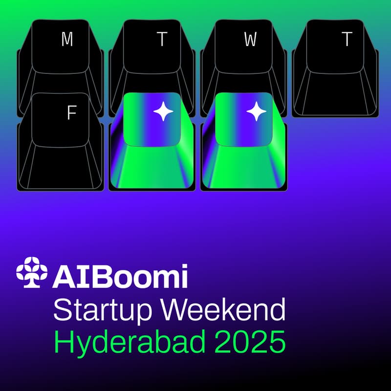 Cover Image for AIBoomi Startup Weekend | Hyderabad