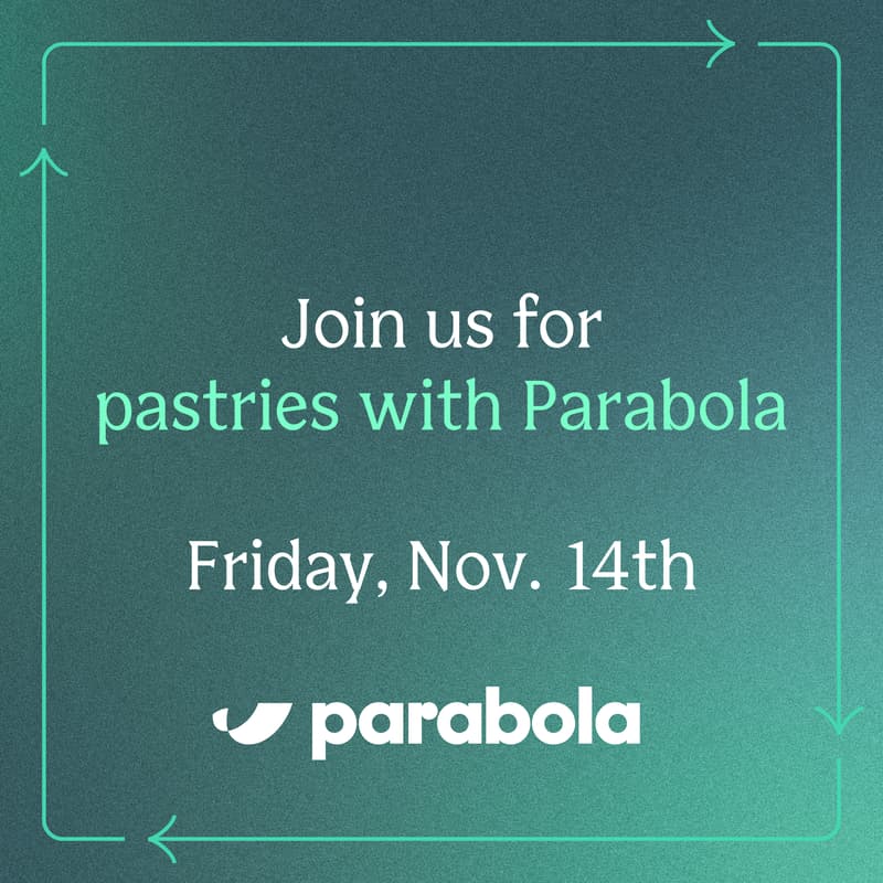 Cover Image for Pastries with Parabola — Open office event 🥐