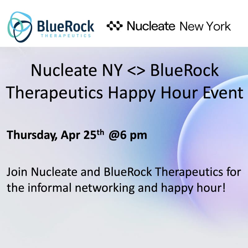 Cover Image for Nucleate NY <> BlueRock Therapeutics Happy Hour Event