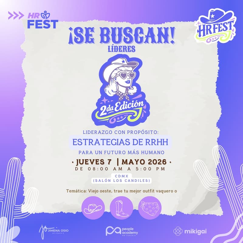 Cover Image for HR FEST 2026 | Liderazgo con Propósito (La nueva frontera)