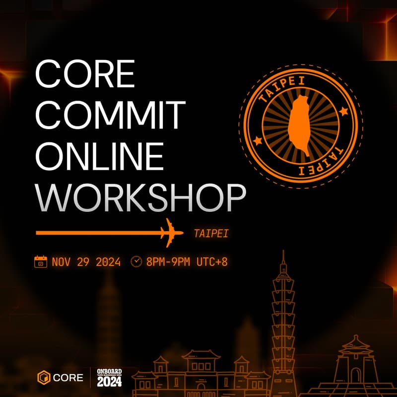 Cover Image for Core Commit Online Workshop - Taipei