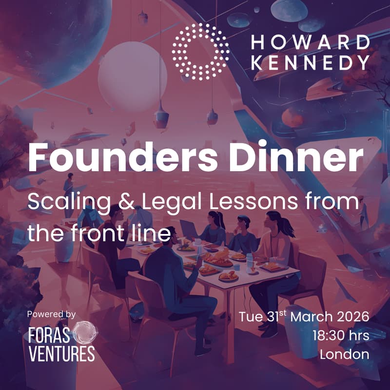 Cover Image for Founders Dinner: Scaling & Legal Lessons from the front line