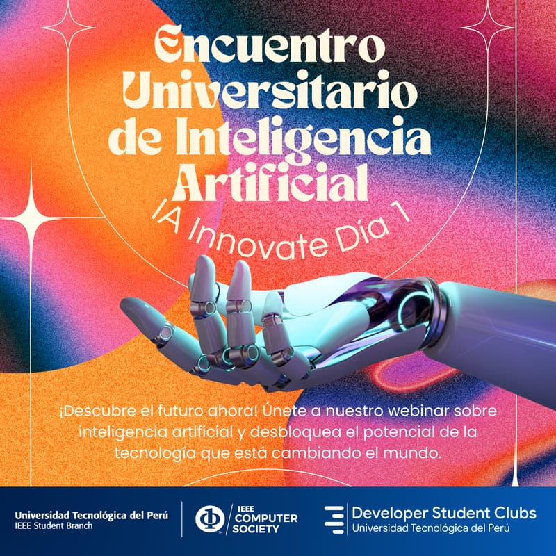Cover Image for IA Innovate: Encuentro universitario de Inteligencia Artificial | Día 1