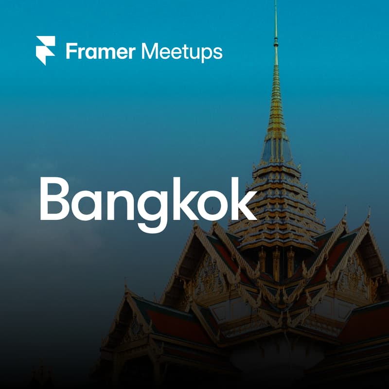 Cover Image for Framer Meetup: Design to live site in minutes