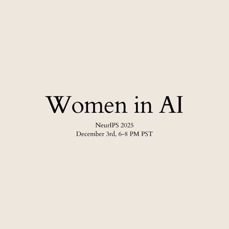 Cover Image for Women in AI Happy Hour @ NeurIPS