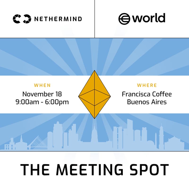 Cover Image for The Meeting Spot | World x Nethermind at Devconnect Buenos Aires