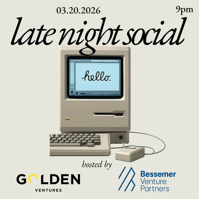 Cover Image for Late Night Social with Golden x Bessemer @ Waterloo (+Special Guests)