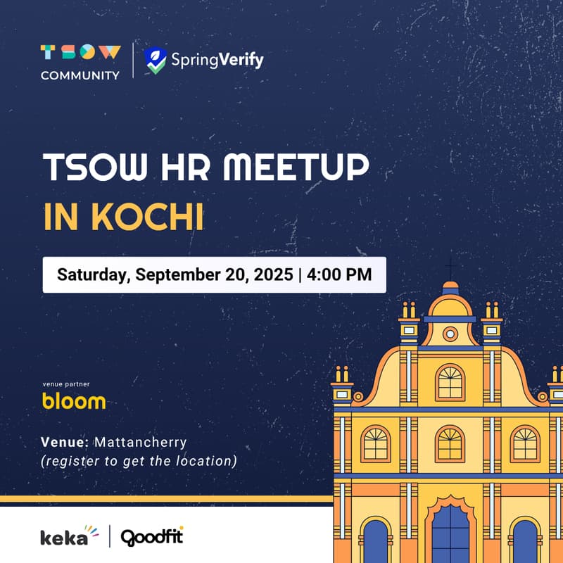 Cover Image for TSOW HR Meetup in Kochi