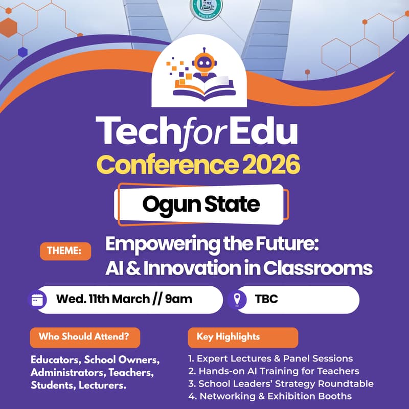 Cover Image for Tech For Edu: Educators Conference Ogun (2026)