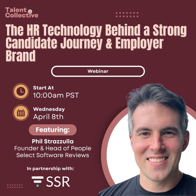 Cover Image for Webinar ~ The HR Technology Behind a Strong Candidate Journey & Employer Brand