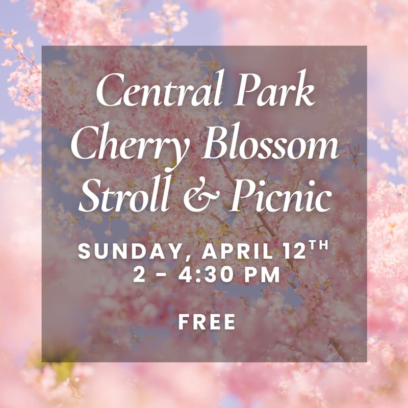 Cover Image for Central Park Cherry Blossom Stroll & Picnic