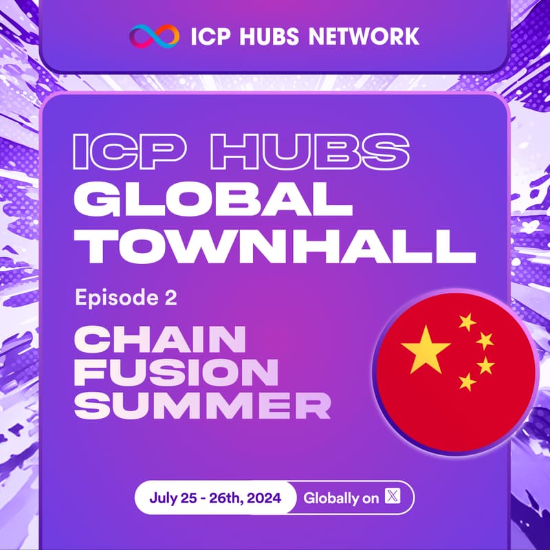 Cover Image for ICP HUBS - Global Townhall 2.0 🇨🇳